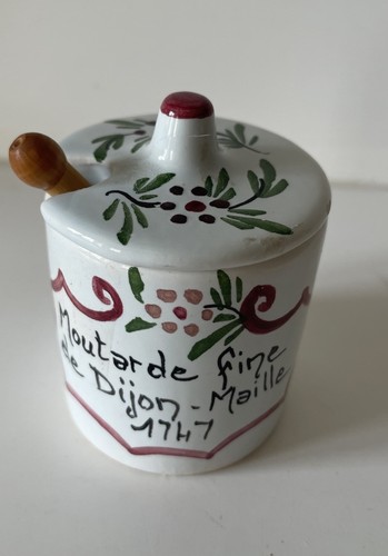Ancien petit pot moutarde - petit,