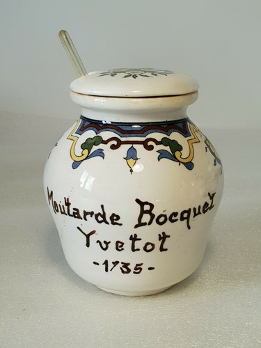 Ancien moutardier pot - 🔅, à