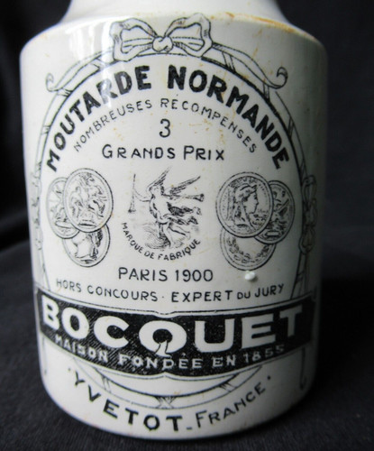 Ancien pot moutarde eme - ancien, à